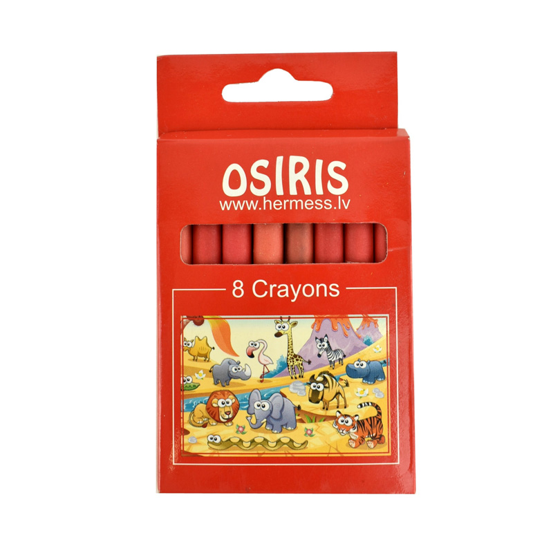 Мелки восковые Osiris, 8 шт.