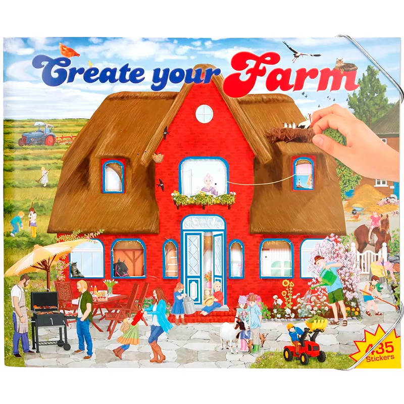 Альбом с наклейками Creative Studio: Create your Funny Farm, Depesche