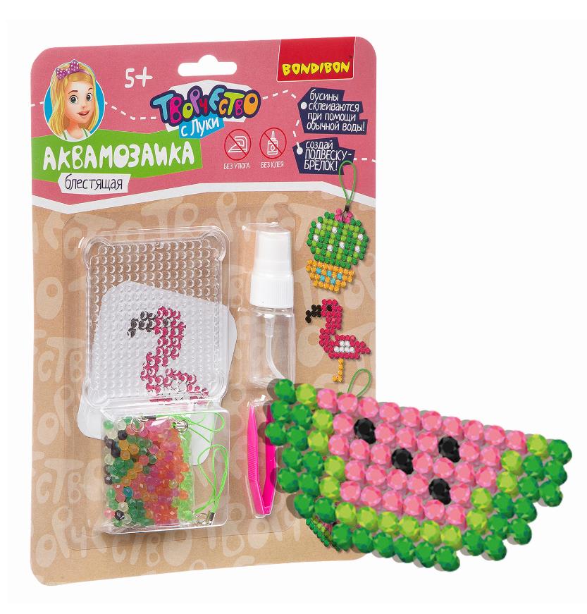 Набор для творчества «Аквамозаика. Фламинго с фруктами»