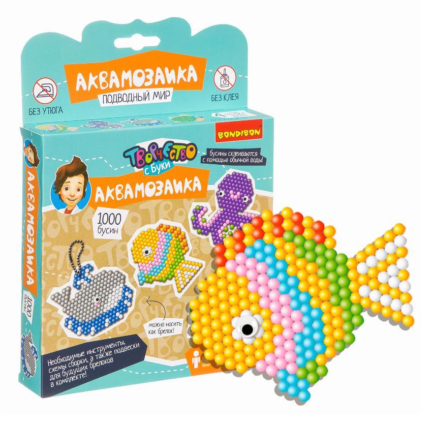 Аквамозаика «Подводный мир», 1000 бусин