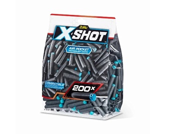 Набор мягких игровых патронов для бластеров X-SHOT, 200 шт., бренд Zuru Набор мягких игровых патронов для бластеров X-SHOT, 200 шт., бренд Zuru