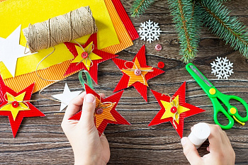 Новогодняя гирлянда своими руками