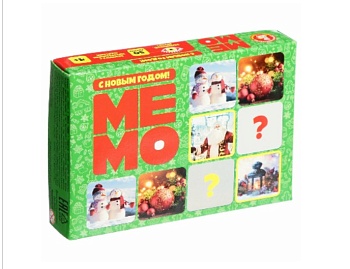 Настольная игра-мемо "С Новым годом!", компания "Десятое королевство" Настольная игра-мемо "С Новым годом!", компания "Десятое королевство"