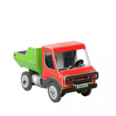 Сборная игрушка из картона «Самосвальчик», УмБум