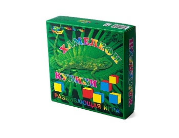 Развивающая игра "Кубики Хамелеон", компания "Корвет"