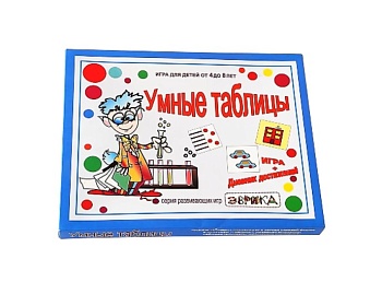 Настольная игра «Умные таблицы», компания «Московский комбинат игрушки»
