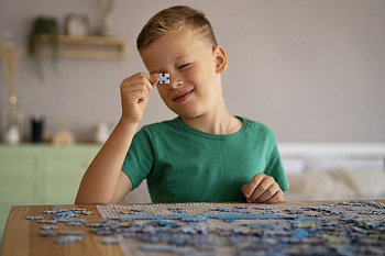 Учим ребенка собирать пазлы Учим ребенка собирать пазлы