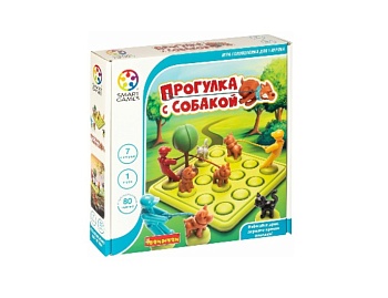 Логическая игра "Прогулка с собакой", бренд Bondibon