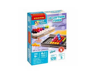Логическая игра "IQ-Спутник гения" серия БондиЛогика, бренд Bondibon