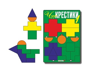 Развивающая игра "Чудо Крестики 1", методика В. Воскобовича