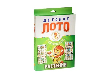 Детское лото «Растения» серия Играем с Левиком!, Детское издательство «Улыбка» Детское лото «Растения» серия Играем с Левиком!, Детское издательство «Улыбка»