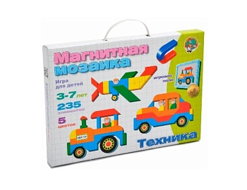 Магнитная мозаика "Техника", компания "Десятое королевство"