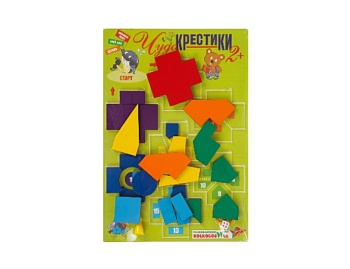 Развивающая игра "Чудо-головоломки. Чудо-крестики 2+", методика В. Воскобовича