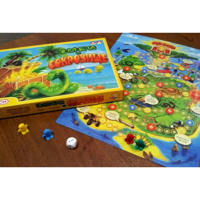 Настольная игра «Змеи и сокровище», Юнси