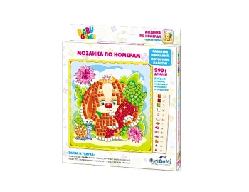 Мозаика по номерам с самоклеящимися элементами, серия «Baby Games», бренд Origami