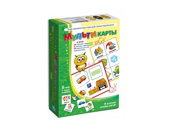 Настольная игра "Мультикарты", ТМ "Ребус" Настольная игра "Мультикарты", ТМ "Ребус"