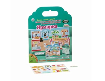 Набор наклеек "Ярмарка" нано-стикеры съемные, бренд Bondibon