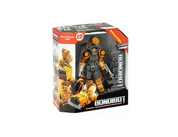 Трансформер с металлическими деталями "Bondibot 2в1. Робот - бетономешалка", бренд Bondibon