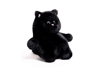 Мягкая игрушка "Чёрный кот", бренд BB toys Мягкая игрушка "Чёрный кот", бренд BB toys