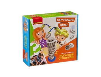 Настольная игра "Искусные строители", бренд Bondibon