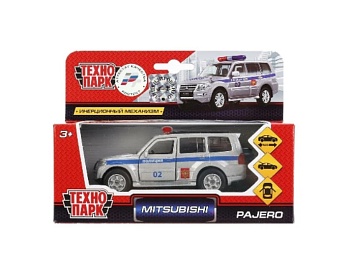 Инерционная металлическая машинка полиции ДПС «Mitsubishi Pajero», ТМ «Технопарк» Инерционная металлическая машинка полиции ДПС «Mitsubishi Pajero», ТМ «Технопарк»