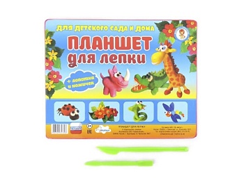 Планшет для лепки формата А4, 2 стека, Детское издательство «Улыбка» Наборы для творчества