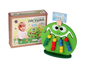 Логическая игра "Лягушка", Краснокамская фабрика деревянной игрушки